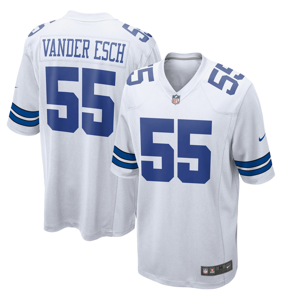 Leighton Vander Esch Dallas Cowboys white jersey