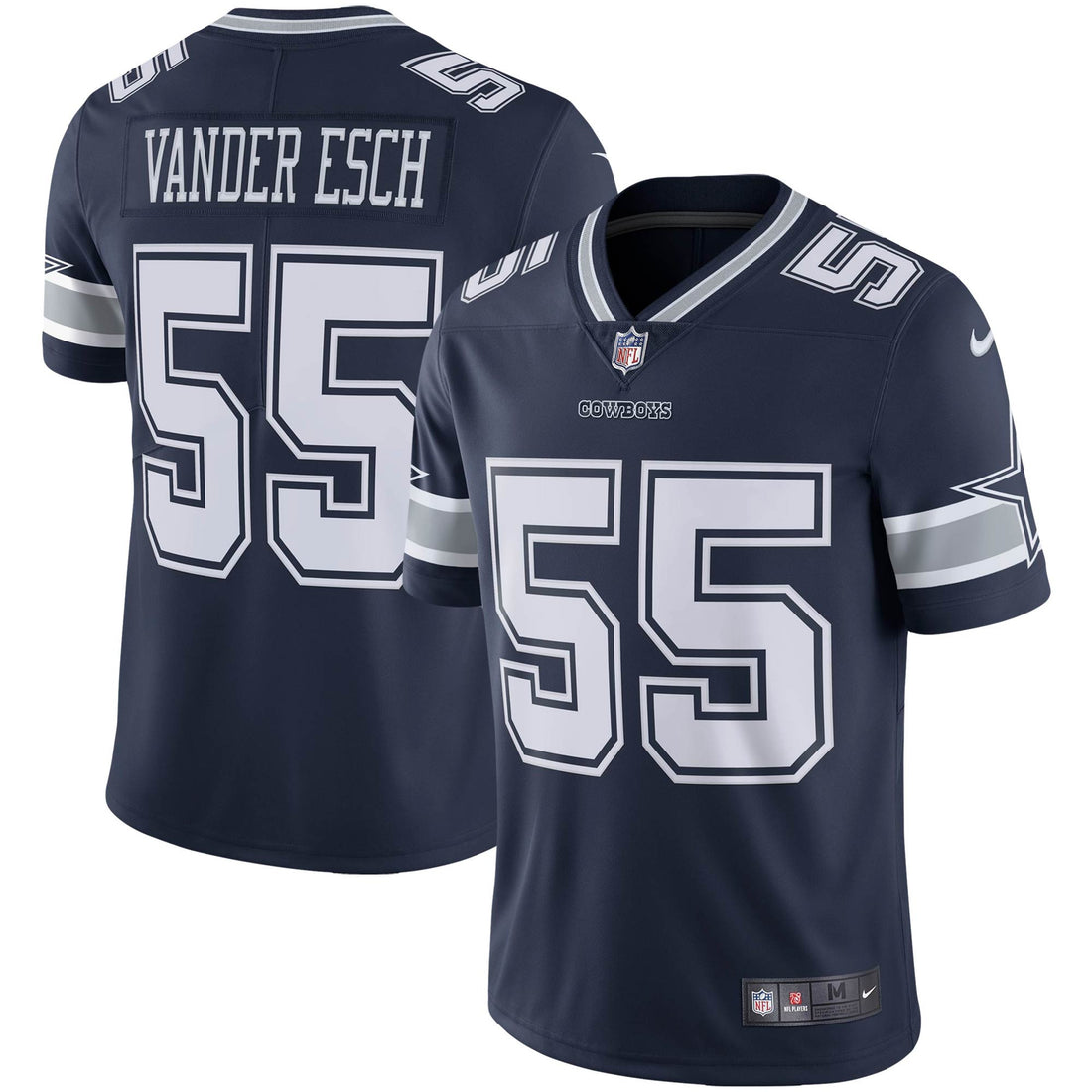Leighton Vander Esch Dallas Cowboys navy Vapor jersey