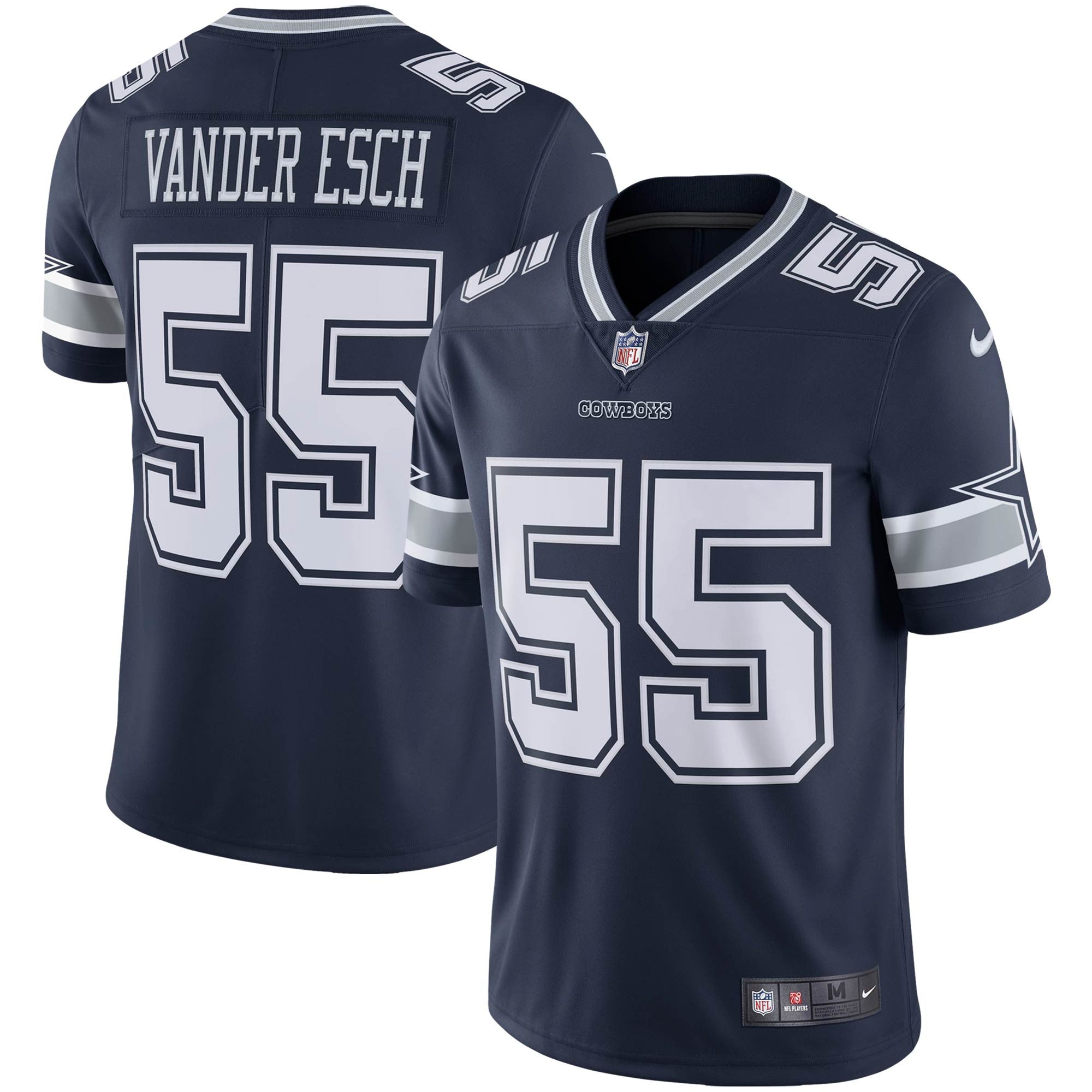 Leighton Vander Esch Dallas Cowboys navy Vapor jersey