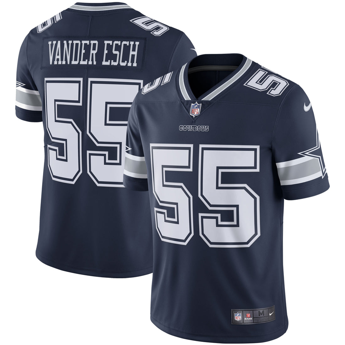Leighton Vander Esch Dallas Cowboys navy Vapor jersey