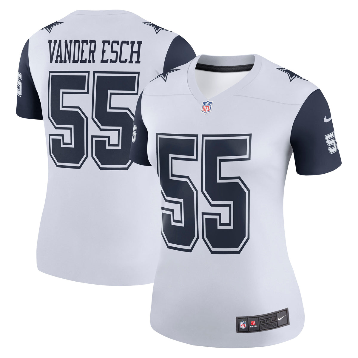 Leighton Vander Esch Dallas Cowboys white Color Rush jersey