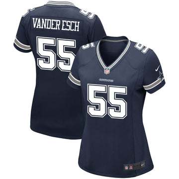 Leighton Vander Esch Dallas Cowboys navy Game jersey
