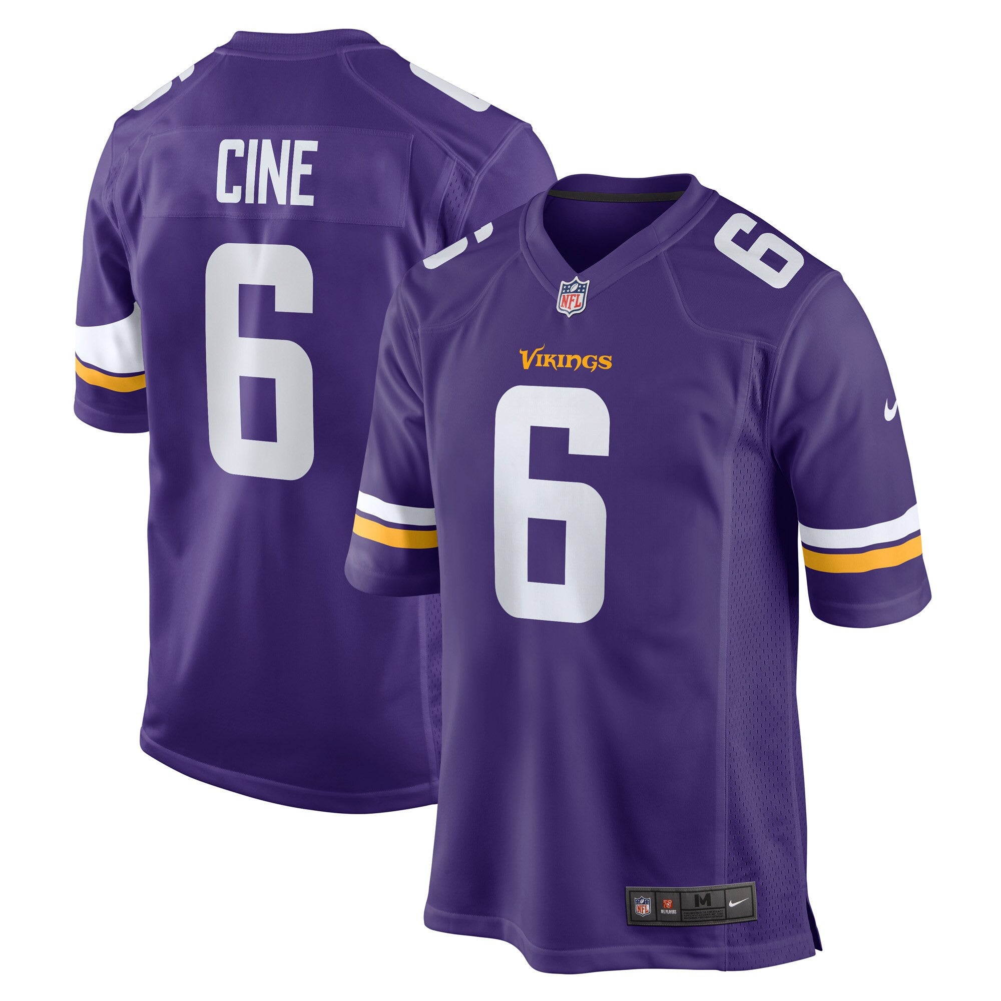 Lewis Cine Minnesota Vikings purple Game jersey