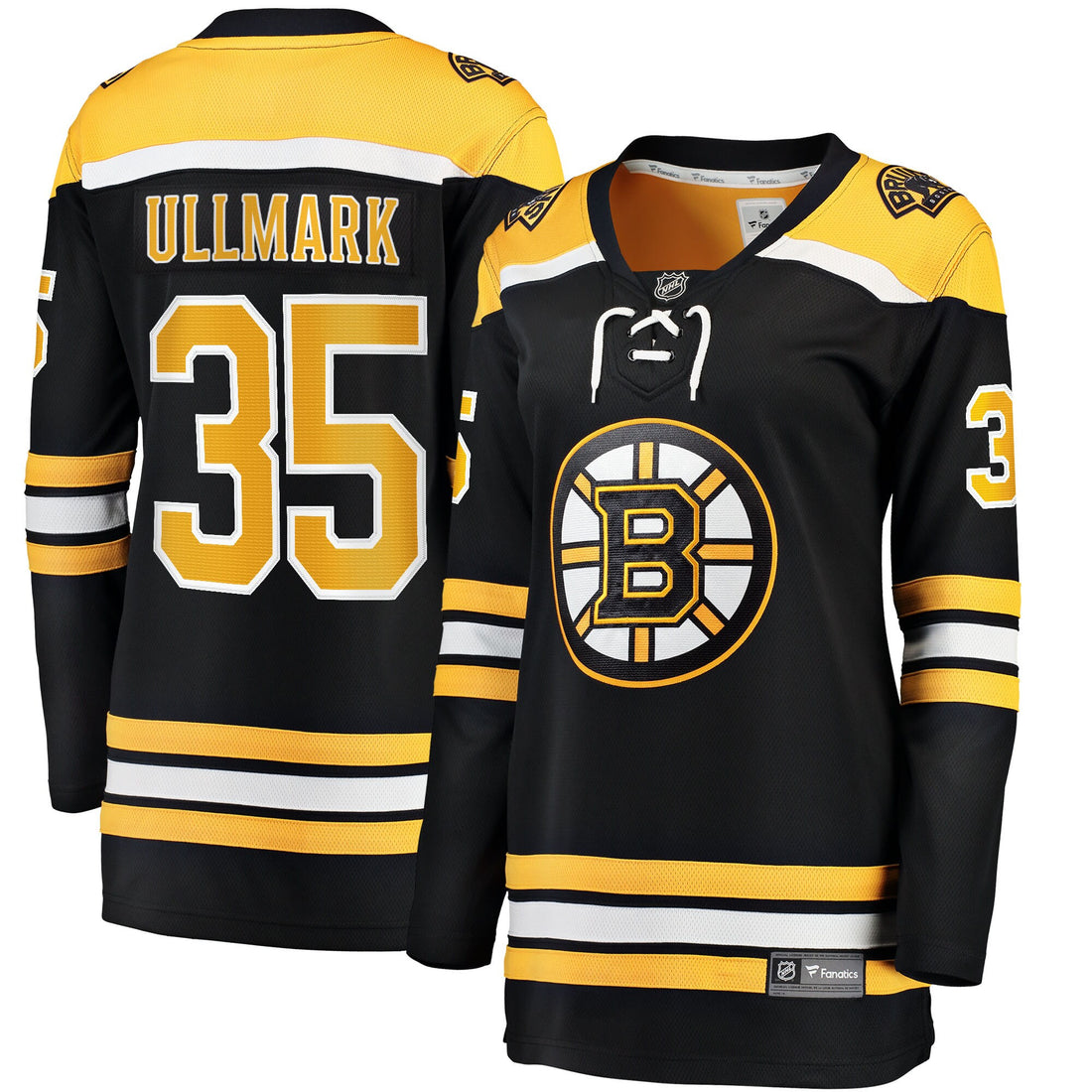 Linus Ullmark Boston Bruins black Home jersey