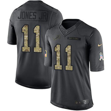 Marvin Jones Jr Detroit Lions black Salute To Service jersey
