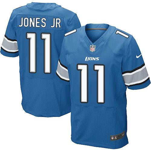 Marvin Jones Jr Detroit Lions blue Elite jersey