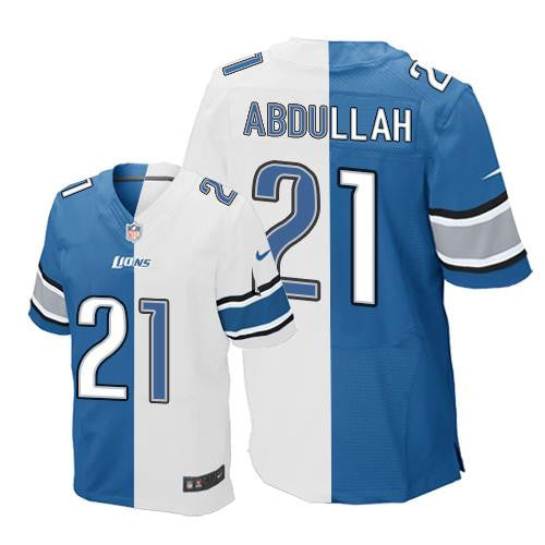 Ameer Abdullah Detroit Lions blue Elite jersey