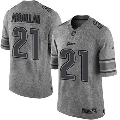 Ameer Abdullah Detroit Lions gray Limited jersey