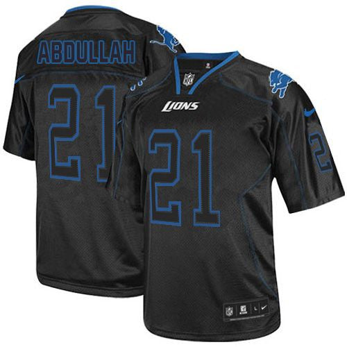 Ameer Abdullah Detroit Lions black Elite jersey