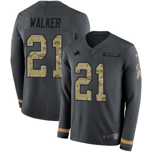 Tracy Walker Detroit Lions anthracite Salute To Service jersey