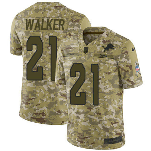 Tracy Walker Detroit Lions camo Salute To Service jersey