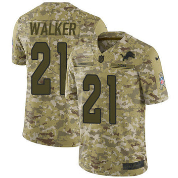 Tracy Walker Detroit Lions camo Salute To Service jersey