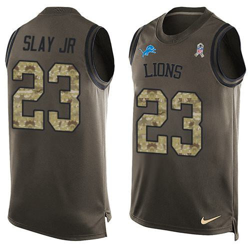 Darius Slay Jr Detroit Lions green Salute To Service jersey