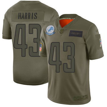 Will Harris Detroit Lions camo Salute To Service jersey