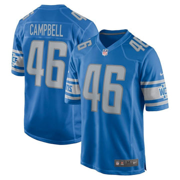 Jack Campbell Detroit Lions blue Limited jersey