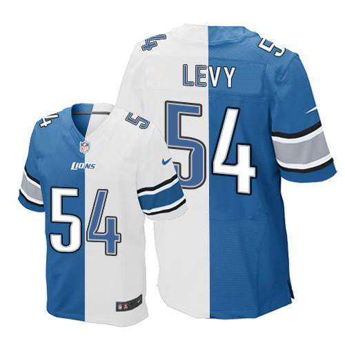 DeAndre Levy Detroit Lions blue Elite jersey