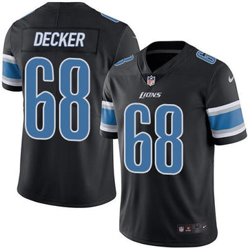 Taylor Decker Detroit Lions black Limited jersey