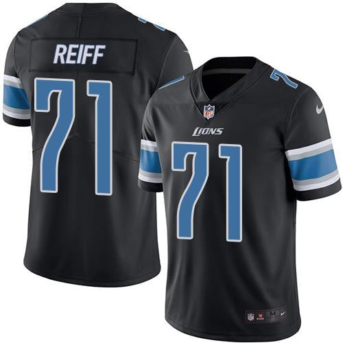 Riley Reiff Detroit Lions black Limited jersey