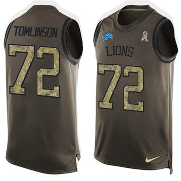 Laken Tomlinson Detroit Lions green Salute To Service jersey