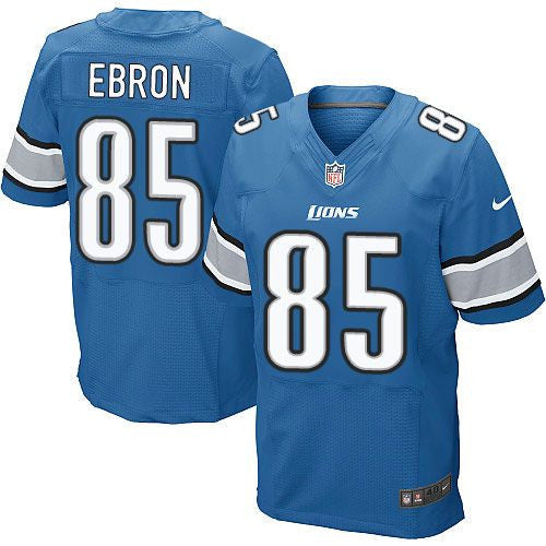 Eric Ebron Detroit Lions blue Elite jersey