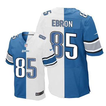 Eric Ebron Detroit Lions blue Elite jersey