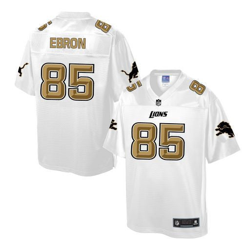 Eric Ebron Detroit Lions white Pro Line jersey
