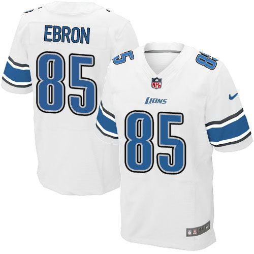 Eric Ebron Detroit Lions white Elite jersey