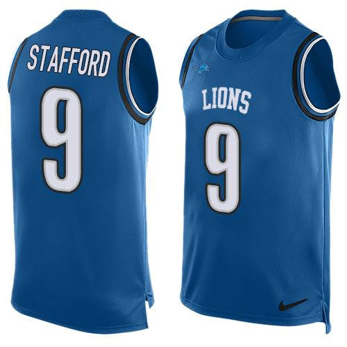 Matthew Stafford Detroit Lions blue Limited jersey