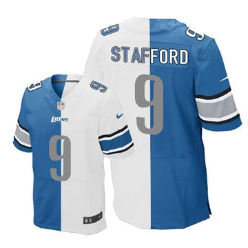 Matthew Stafford Detroit Lions blue Elite jersey
