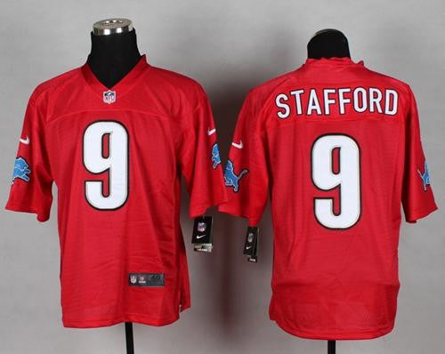 Matthew Stafford Detroit Lions red Elite jersey