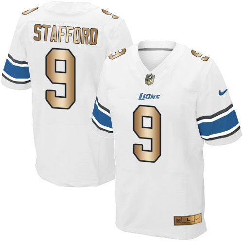 Matthew Stafford Detroit Lions white Elite jersey