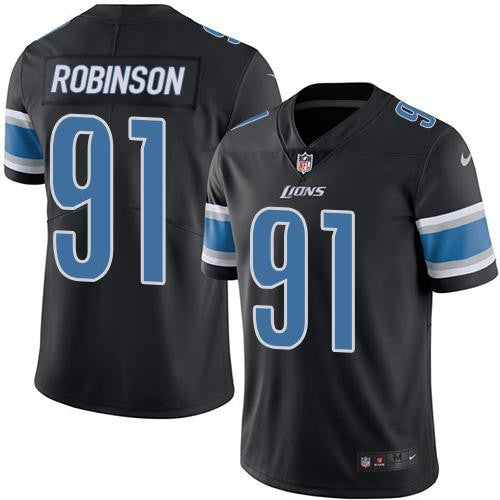 A'Shawn Robinson Detroit Lions black Limited jersey