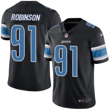 A'Shawn Robinson Detroit Lions black Limited jersey