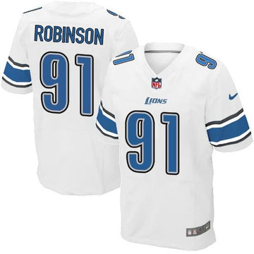 A'Shawn Robinson Detroit Lions white Elite jersey