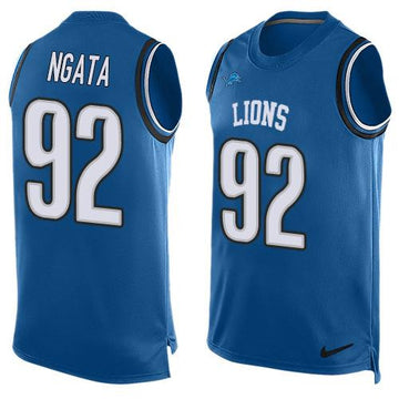 Haloti Ngata Detroit Lions blue Limited jersey