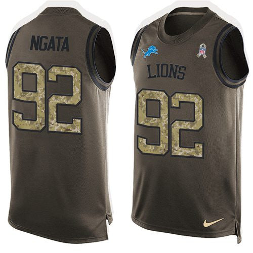Haloti Ngata Detroit Lions green Salute To Service jersey