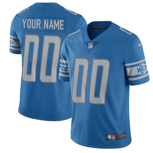 Detroit Lions blue Vapor jersey