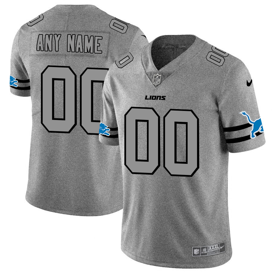 Custom Detroit Lions gray Untouchable jersey