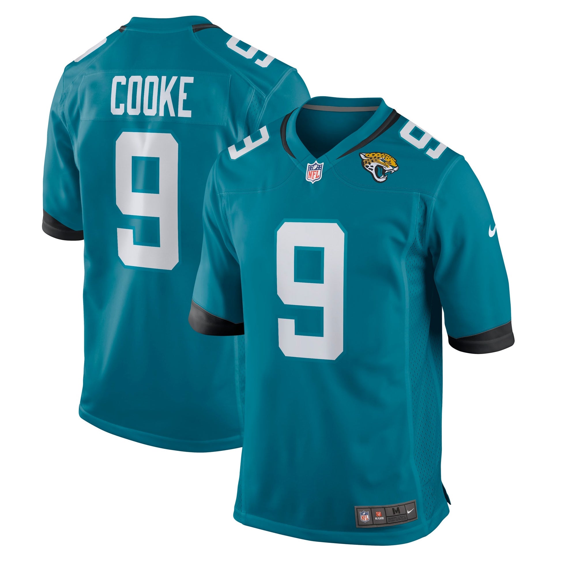 Logan Cooke Jacksonville Jaguars teal jersey