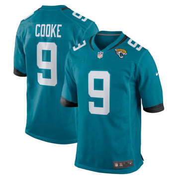 Logan Cooke Jacksonville Jaguars teal jersey
