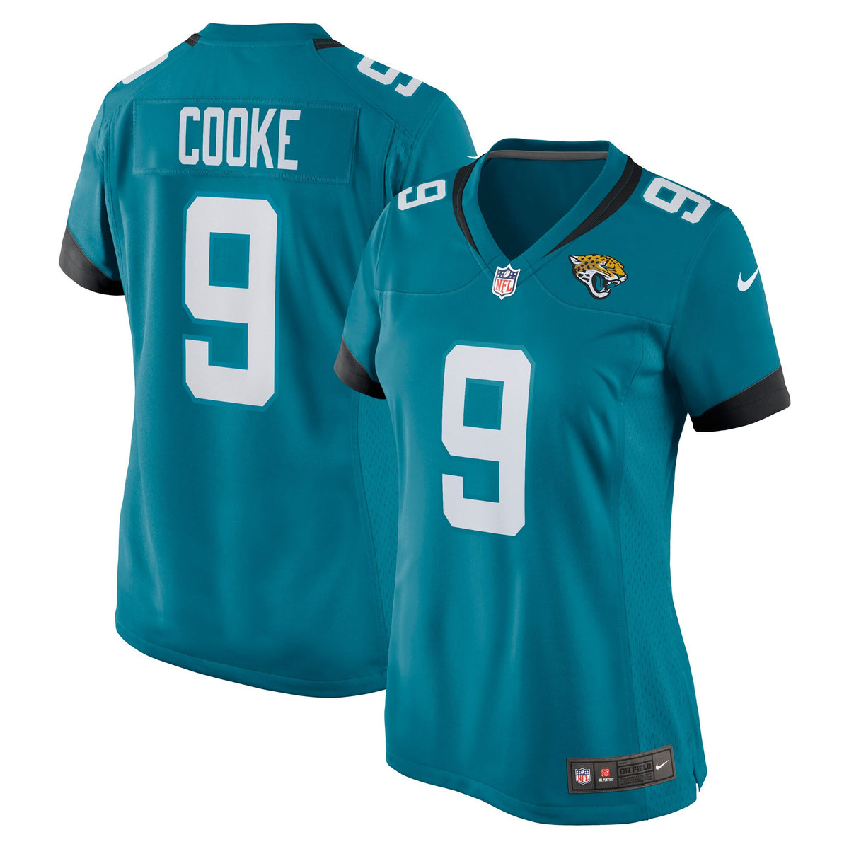 Logan Cooke Jacksonville Jaguars teal jersey