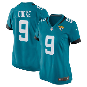 Logan Cooke Jacksonville Jaguars teal jersey