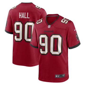 Logan Hall Tampa Bay Buccaneers red Game jersey