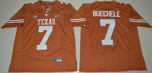 Shane Buechele Texas Longhorns orange Limited jersey