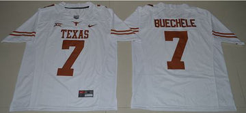 Shane Buechele Texas Longhorns white Limited jersey