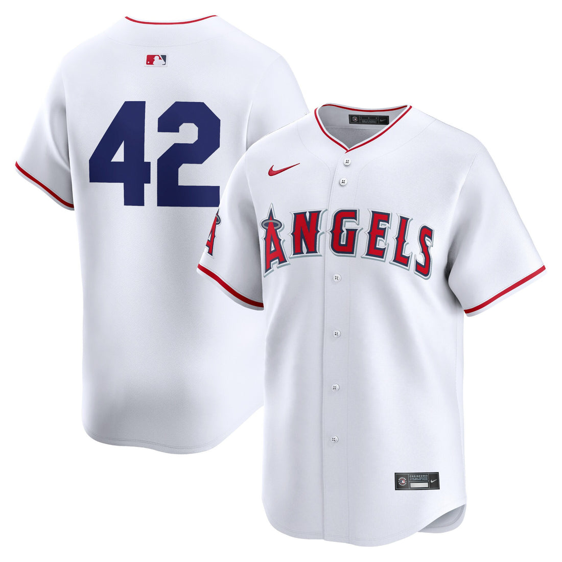 Los Angeles Angels white Limited jersey