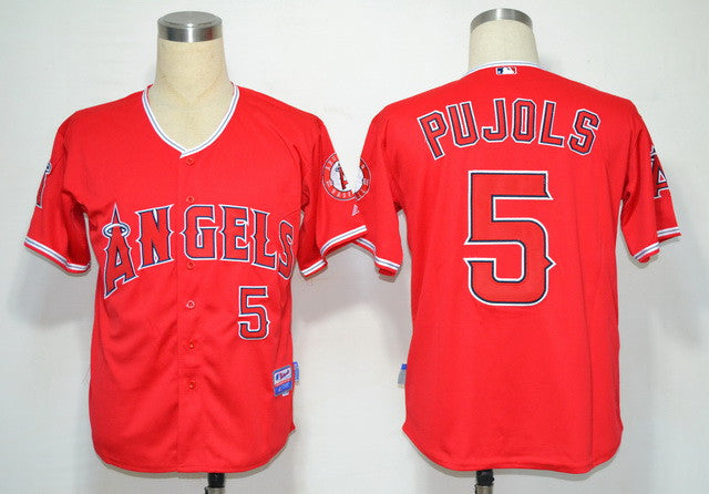Los Angeles Angels red jersey