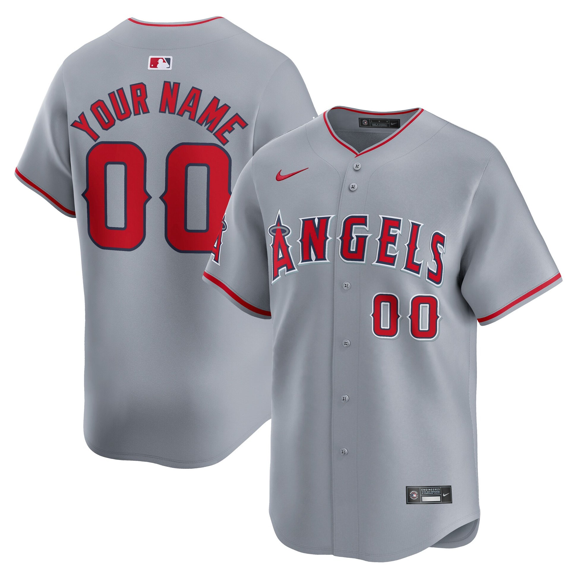 Los Angeles Angels gray Limited jersey