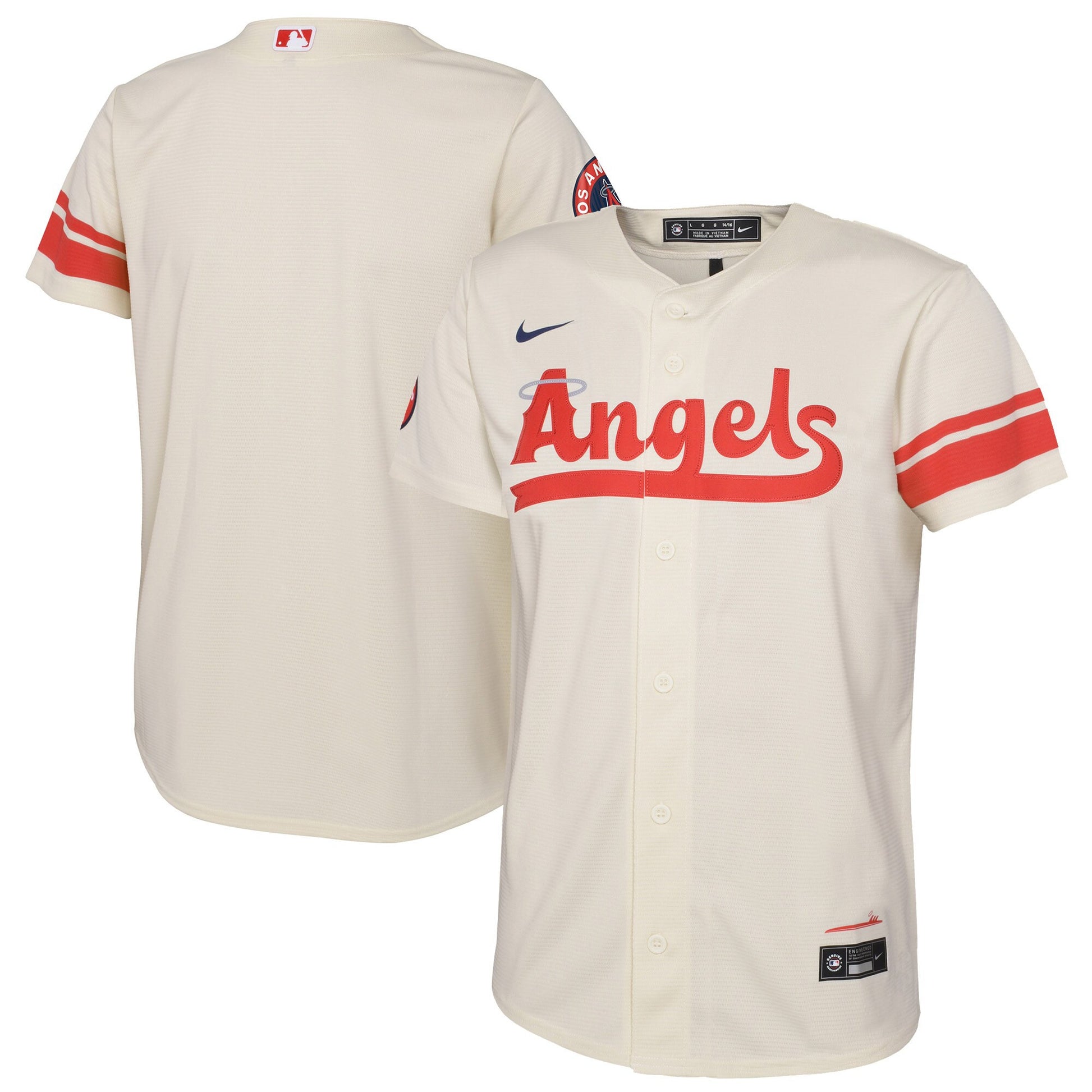 Los Angeles Angels cream City Connect jersey