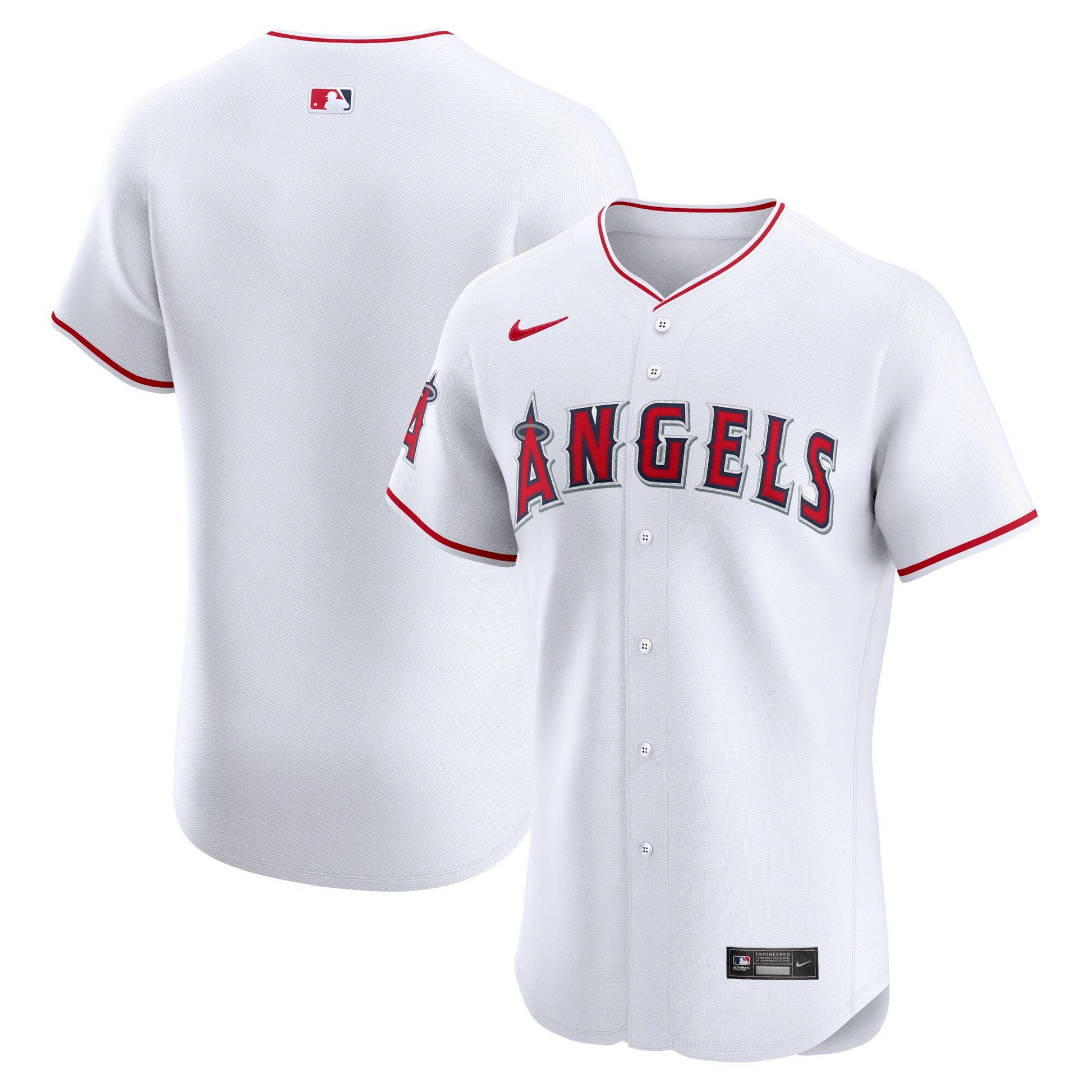 Los Angeles Angels white Elite jersey